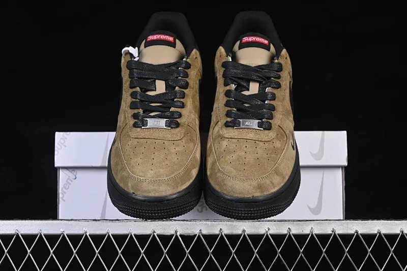 All categories Nk Air Force 1 Air Force series Nk Air Force 1 Low Air Force low-top Nike Air Force 1'07 Low joint khaki black Air Force 1 low-top casual sneakers DV5477-201